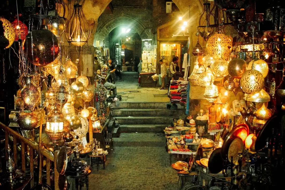 El-moez street and khan khalili bazaar